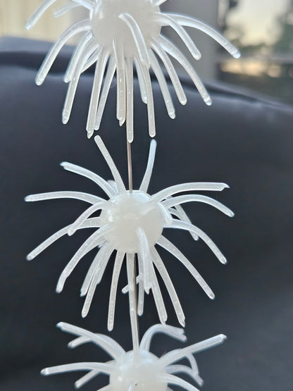 Pearl White Fuzzy Ball Lure - The one that started it all!